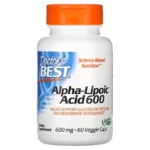Acido Alfa Lipoico 600mg 60 Cápsulas Vegetais - Doctor's Best
